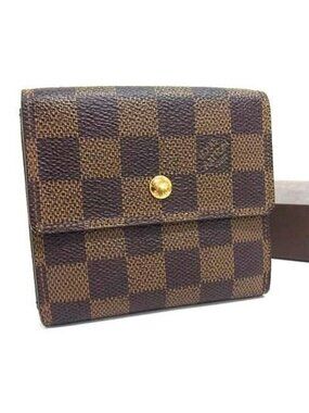 Louis Vuitton Wallet Portomonevier Cult Cles Brown Damier W